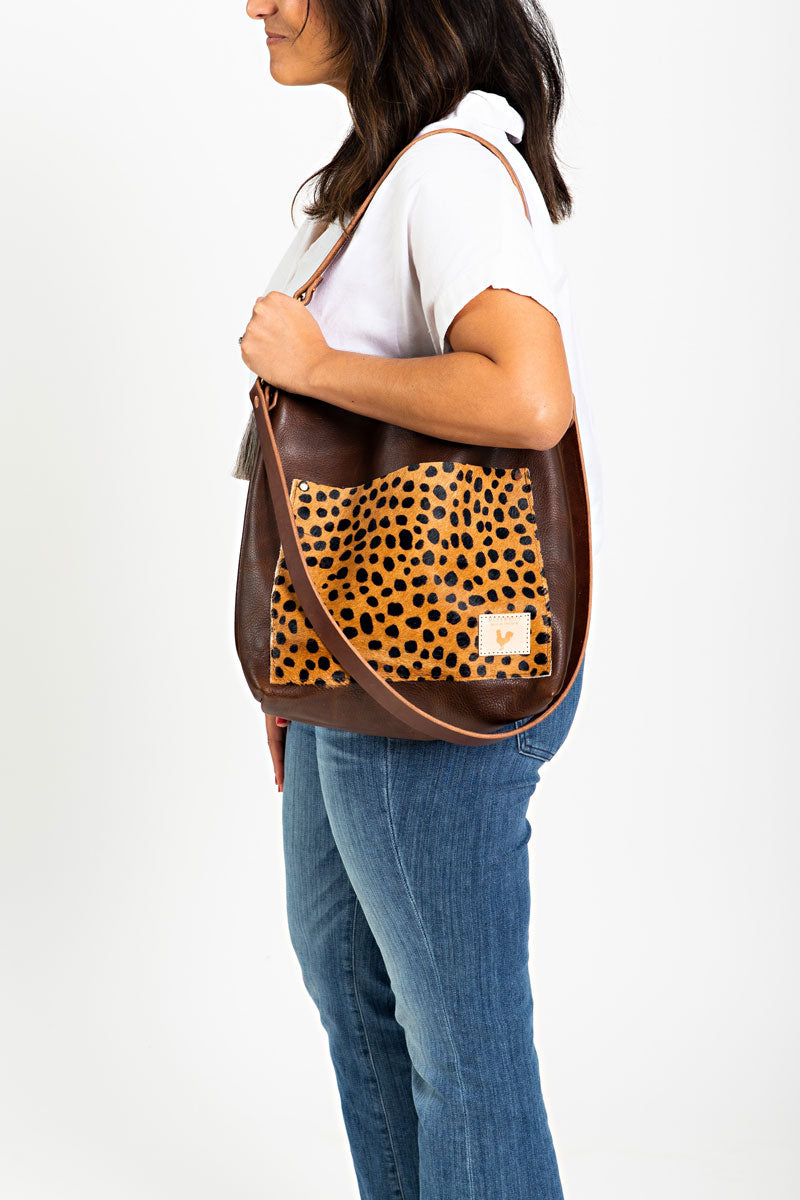 Cheetah handbag hot sale