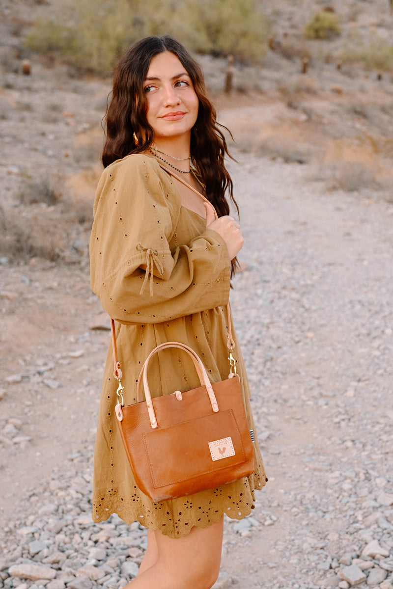 Brown Leather Shoulder Bag