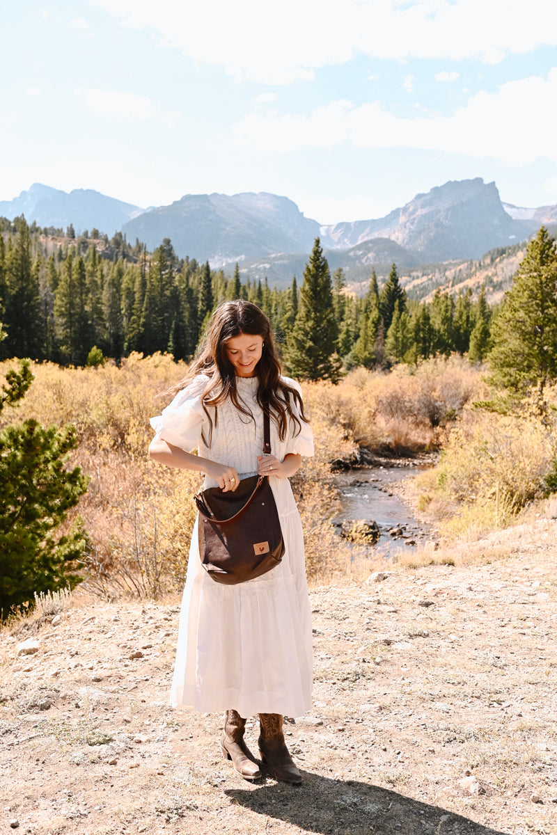 Mocha Tuscan Leather Carryall & Crossbody