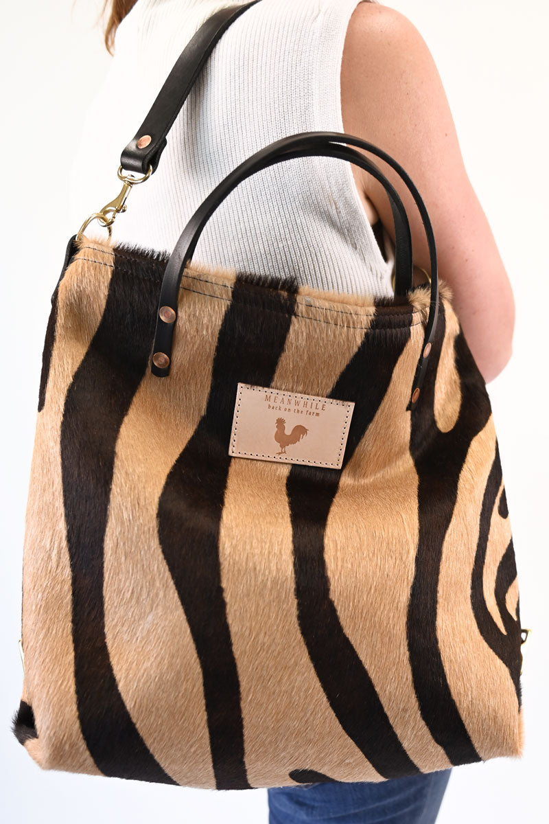 ARCHIVE - Zebra Hair on Hide Leather Original Backpack