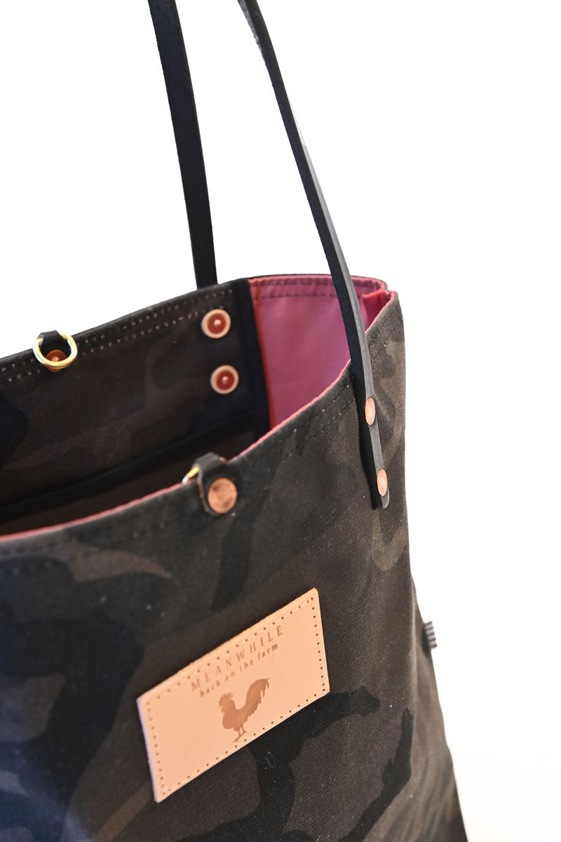 ARCHIVE - Graphite Camo Waxed Canvas Classic Tote