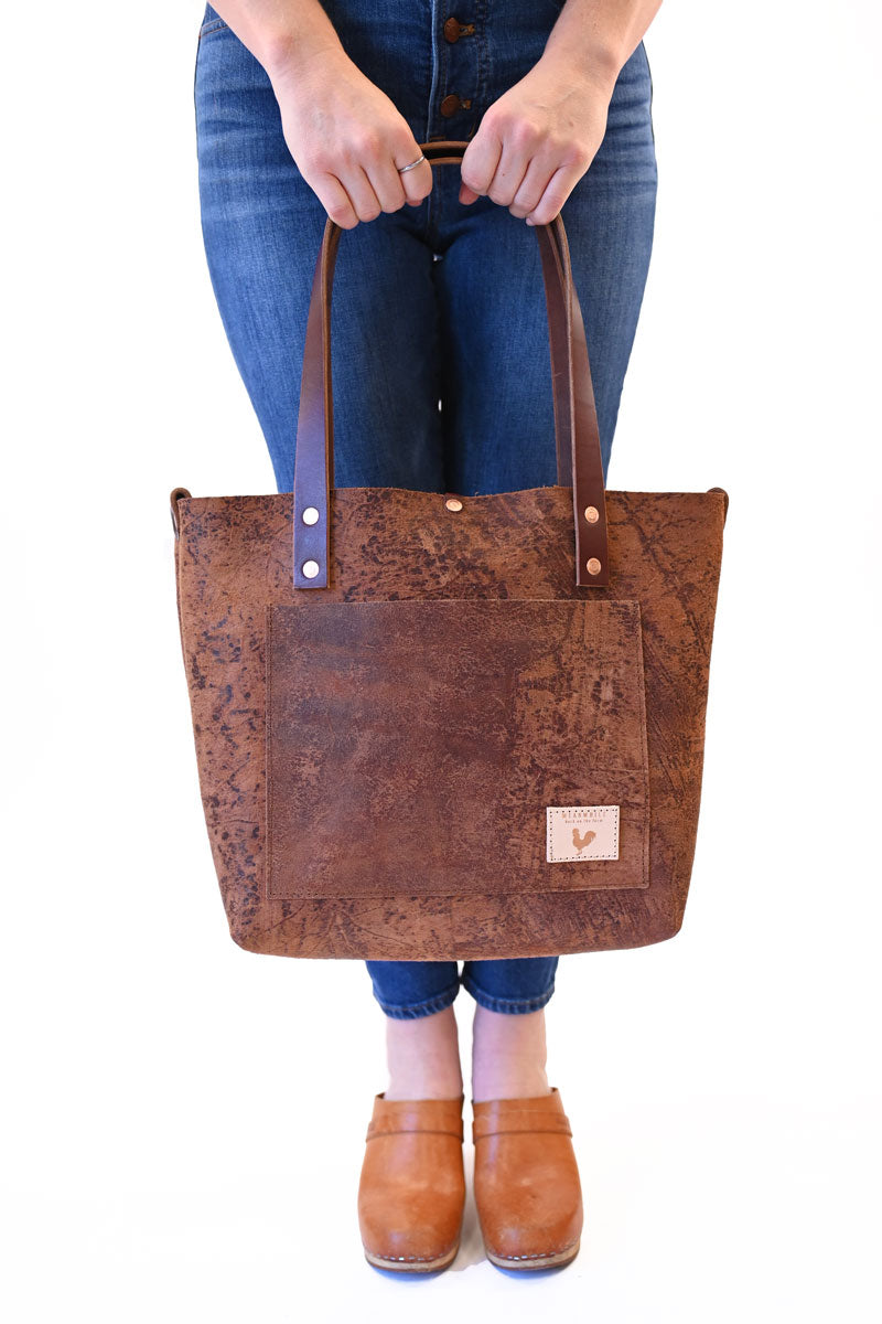 ARCHIVE - Birch Rust Leather Signature Tote