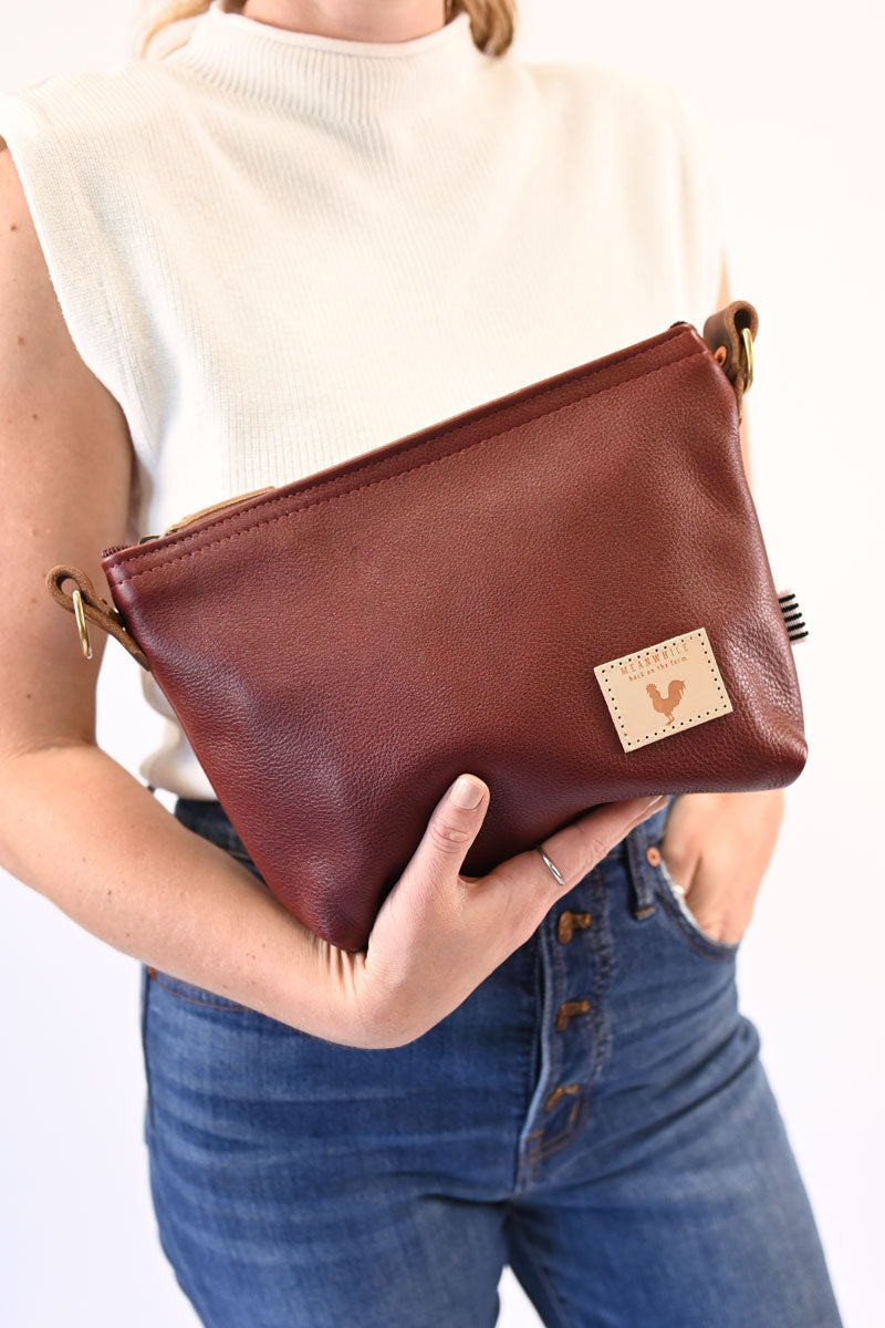 ARCHIVE - Maroon Leather Sling Bag