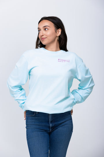 Meanwhile Bags For Days Light Blue Long Sleeve T-shirt