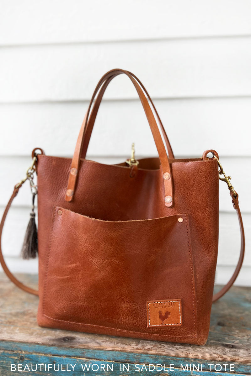 Saddle 2025 leather tote