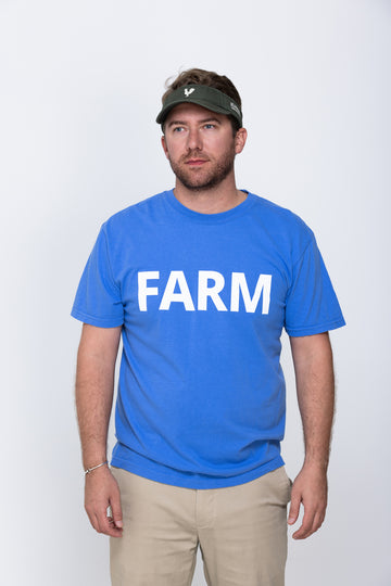 FARM Blue Unisex Short Sleeve Tee