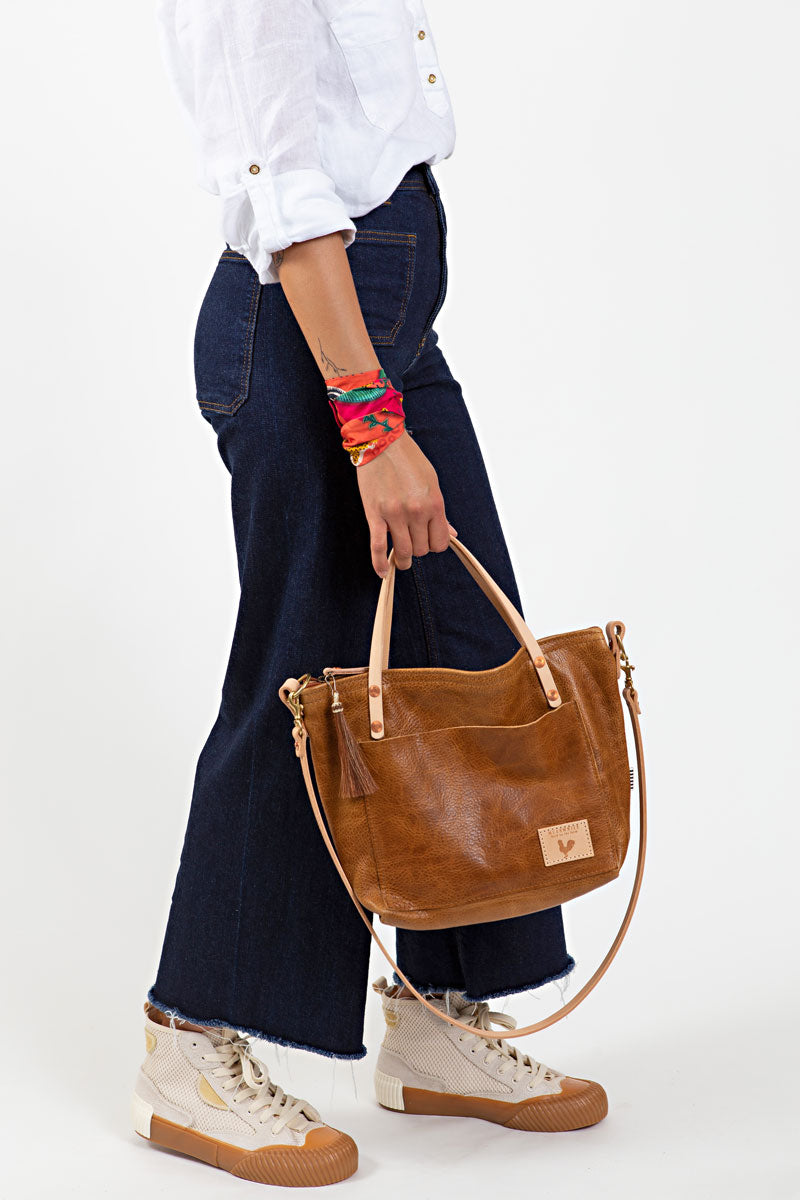 Tote | Leather Back the Meanwhile Camel Farm on Small