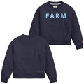 Picture of navy blue sweatshirt with 