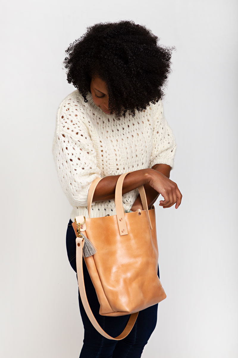 Hobo Ashe (Natural) Crossbody Purse - Andy Thornal Company