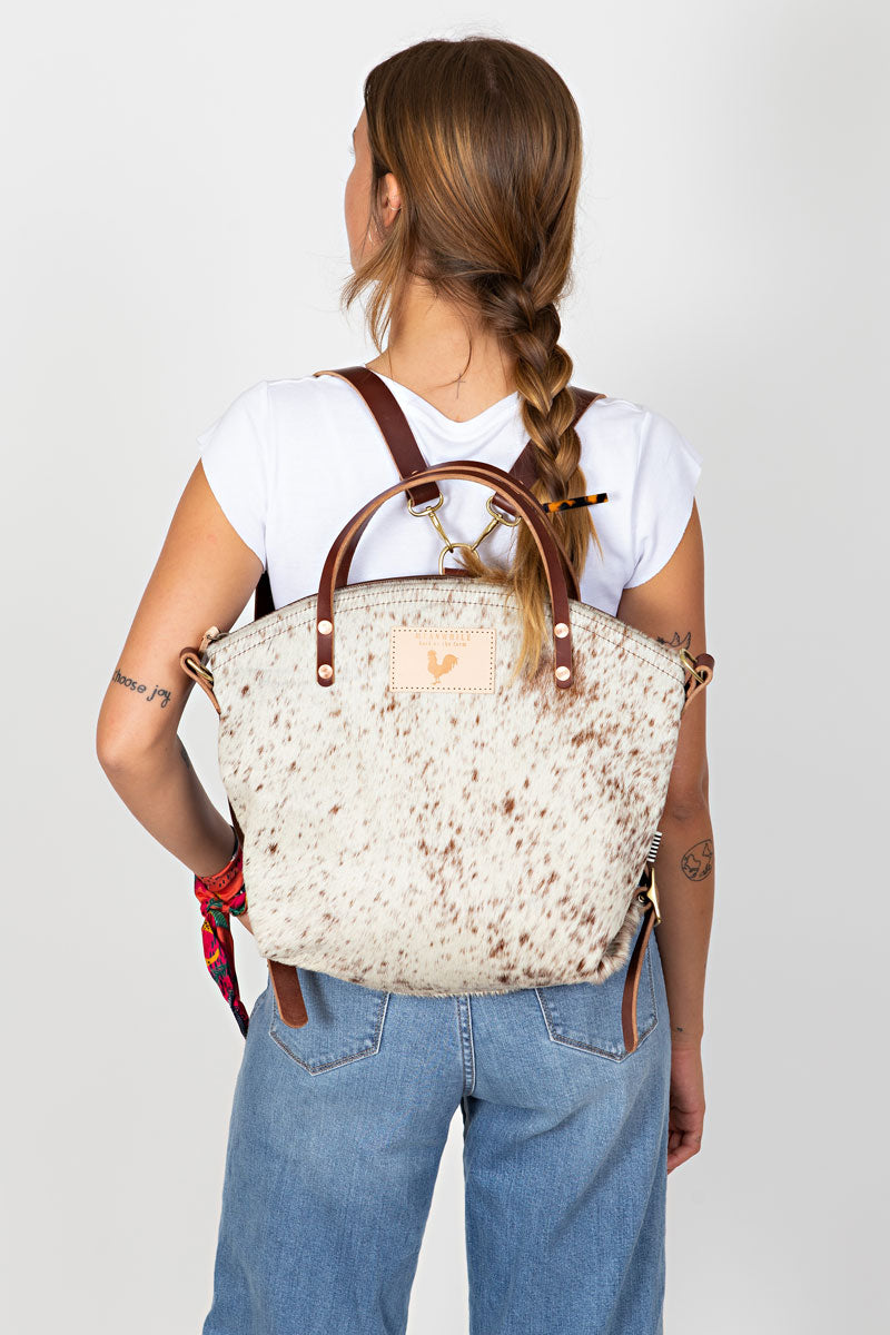 Hair on Hide Leather Backpack 2.0 | Meanwhile Back on the Farm