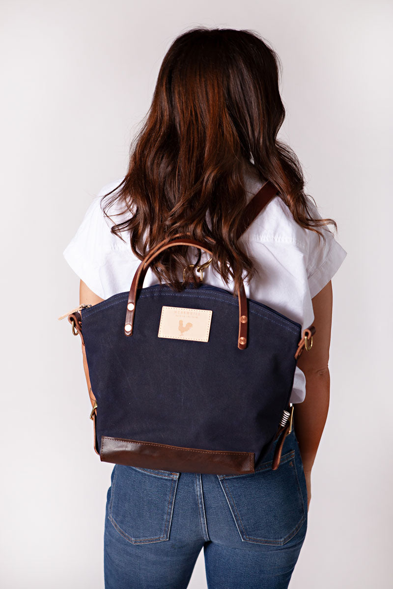 Organic Cotton Canvas Convertible Backpack
